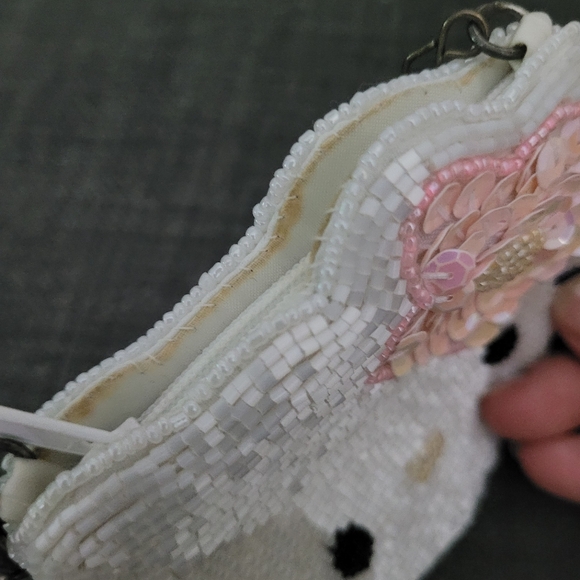 Sanrio Beaded Hello Kitty mini purse/coin holder - Picture 5 of 7